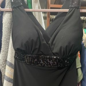 Long beautiful evening gown